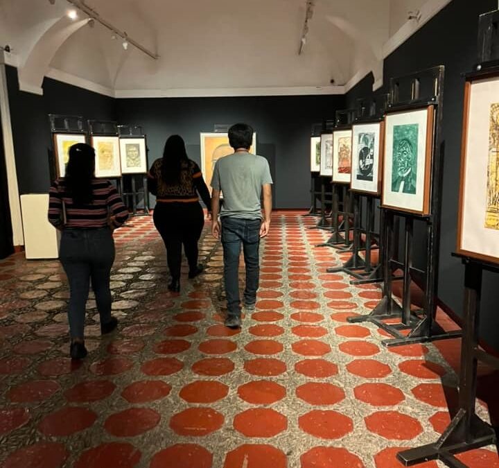 Obras pictóricas inspiradas en Benito Juárez se exhiben en la Casa de la Cultura Oaxaqueña