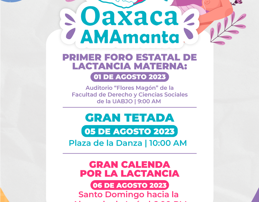 Invita SE-SIPINNA a conmemorar la Semana Mundial de la Lactancia Materna