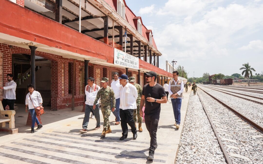 Avanza obra ferroviaria en Matías Romero, traerá economía y  desarrollo a Oaxaca
