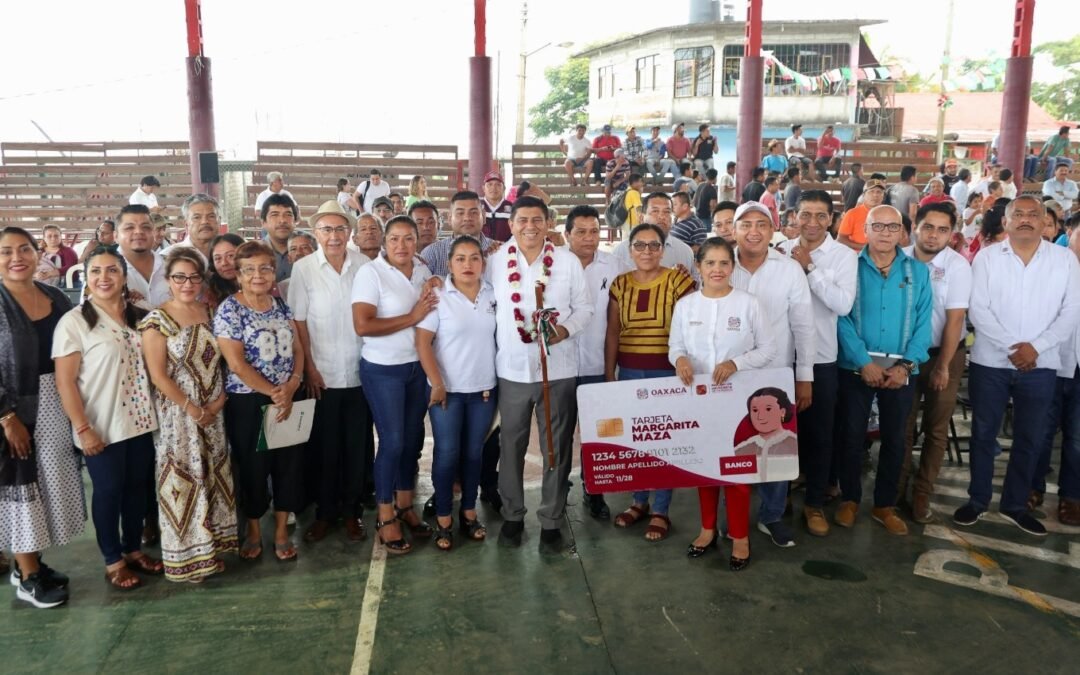 Llega Trabajo que Transforma tu Municipio a Pluma Hidalgo con acciones y programas por más de 10 mdp