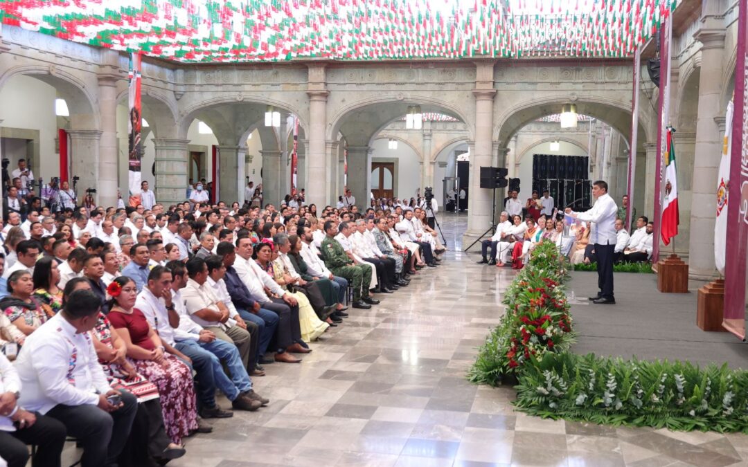 Oaxaca avanza en la ruta correcta del desarrollo, justicia y bienestar que espera y merece el pueblo: Gobernador Salomón Jara   