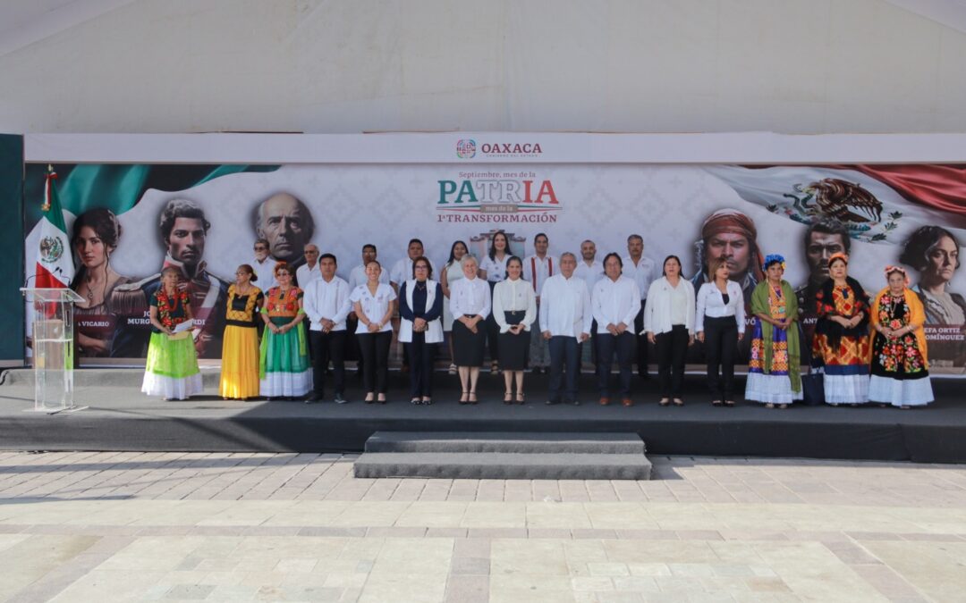 Política de Bienestar del Gobierno de Oaxaca honra las bases del movimiento independentista de México