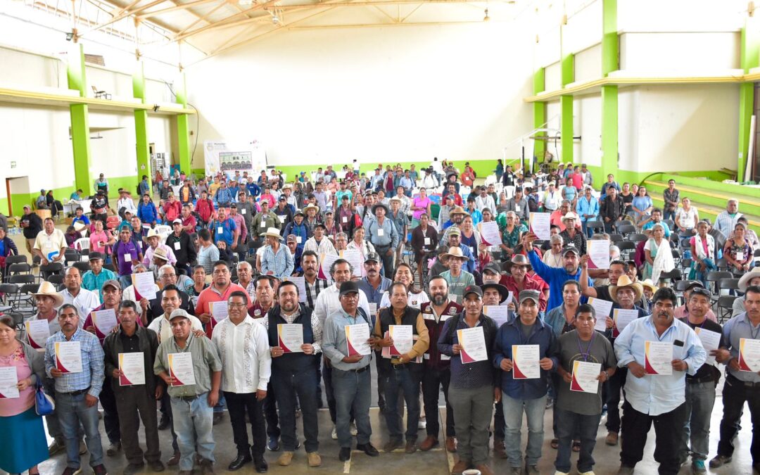 Primordial el fortalecimiento de ejidos y comunidades para la construcción de paz social en Oaxaca