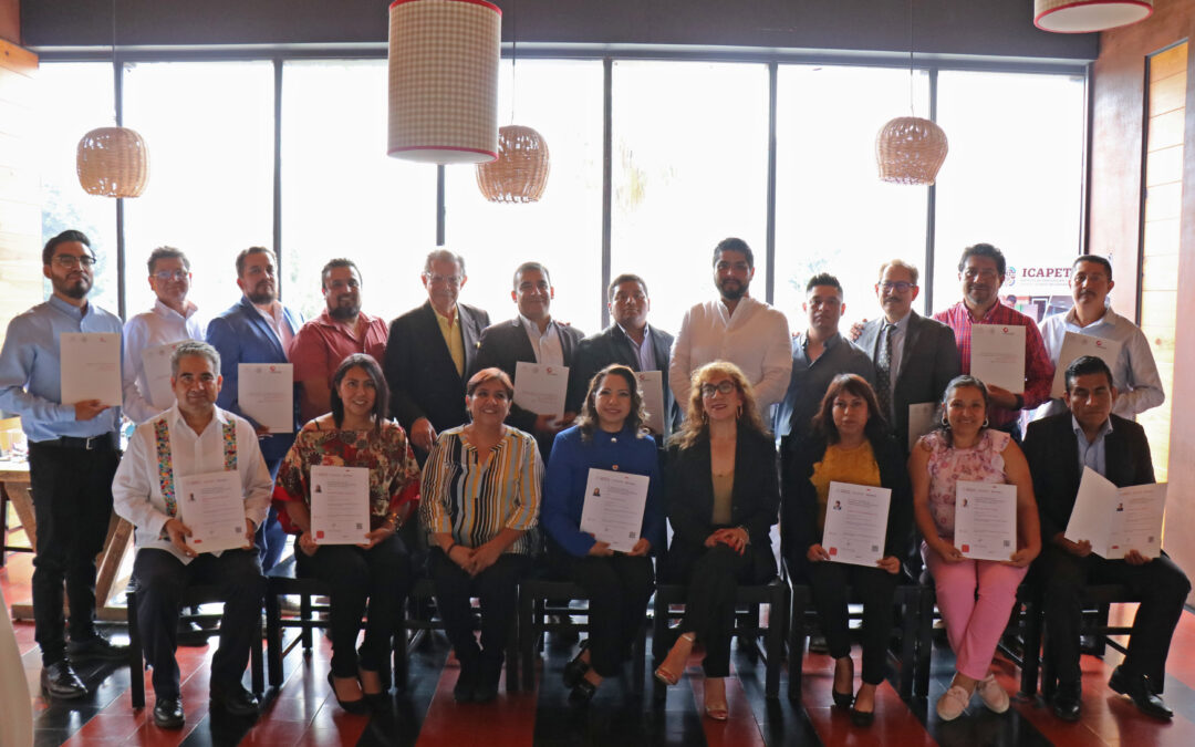 Certifica Icapet a 16 personas colaboradoras de empresa gasera en impartición de cursos