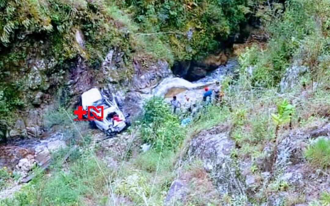 Fatal accidente deja 5 fallecidos sobre la carretera federal 175 Oaxaca-Puerto Ángel.