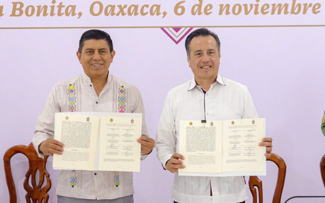 Oaxaca y Veracruz suman esfuerzos en materia de seguridad en zona limítrofe de ambos estados
