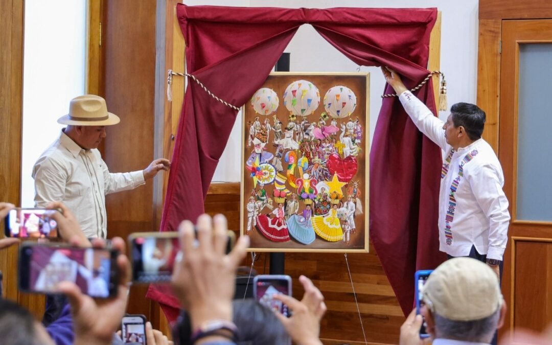 “Calenda de la Hermandad”, imagen oficial de la Guelaguetza 2024