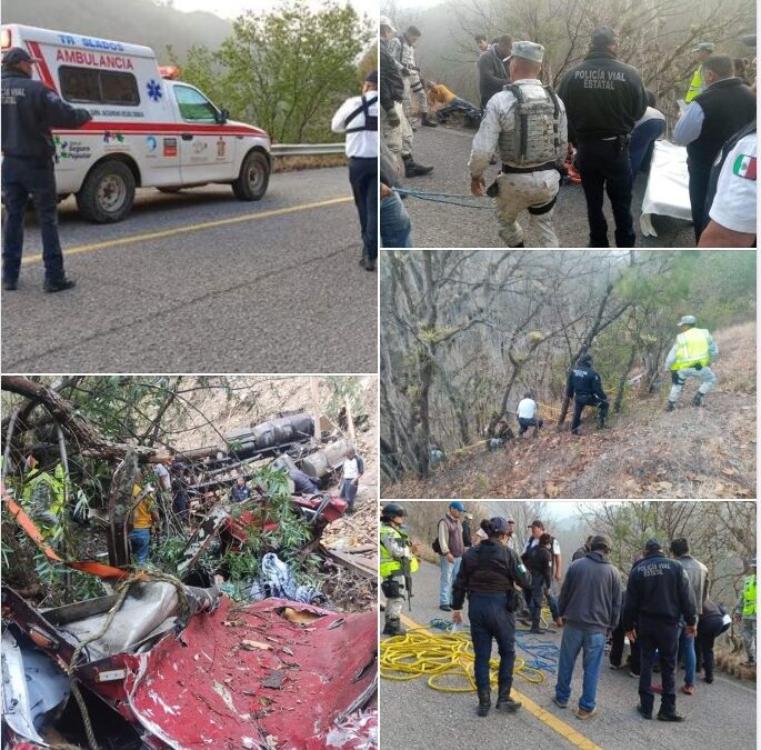 ACCIDENTE DEJA CINCO PERSONAS MUERTAS