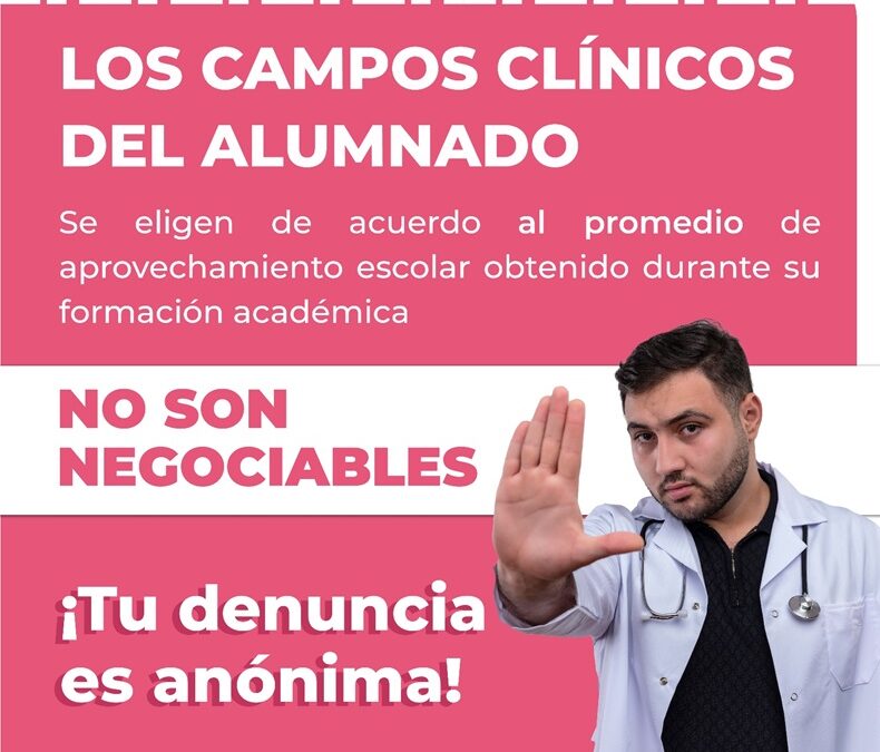 Exhortan a denunciar la corrupción por venta de campos clínicos
