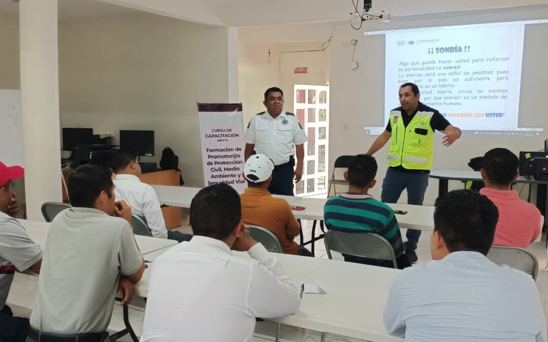 Promueven jornada de seguridad vial en Huautla de Jiménez