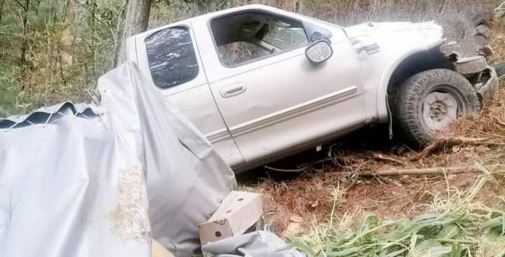 Reportan accidente automovilístico