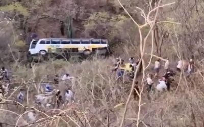 Se voltea autobús sur #México – #huajuapa