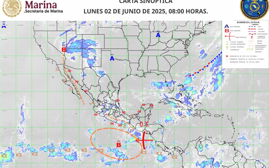 PASO DE ONDAS TROPICALES PREVALECERÁ POTENCIAL DE TORMENTAS EN LA COSTA DE OAXACA