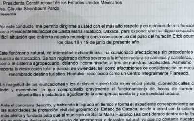 Estamos tocando puertas en Palacio de Gobierno