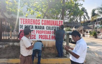 COLONIA TAMARINDOS ANUNCIA CON LETREROS EN SUS ENTRADAS QUE NO EXISTEN PROPIEDADES CON ESCRITURA