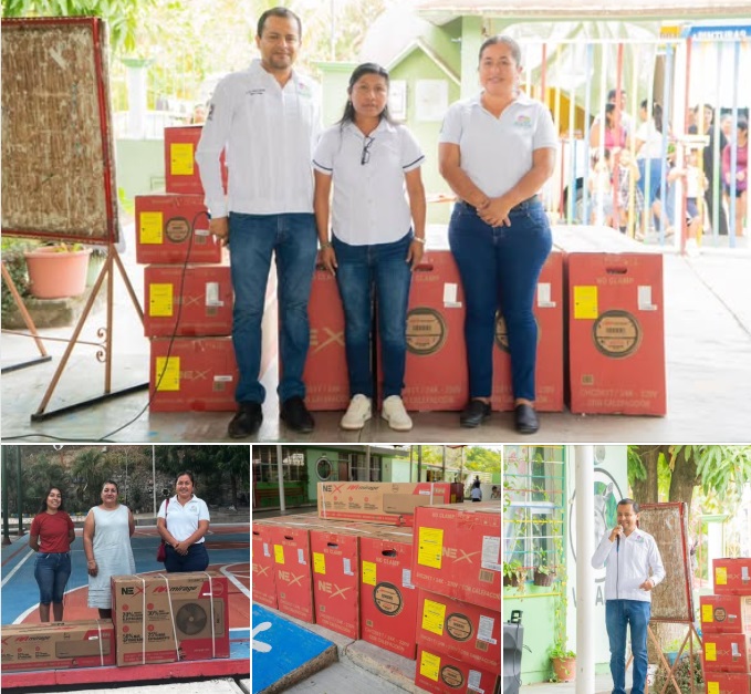 Fortalecen las condiciones de infraestructura educativa en planteles de nivel preescolar de Huatulco