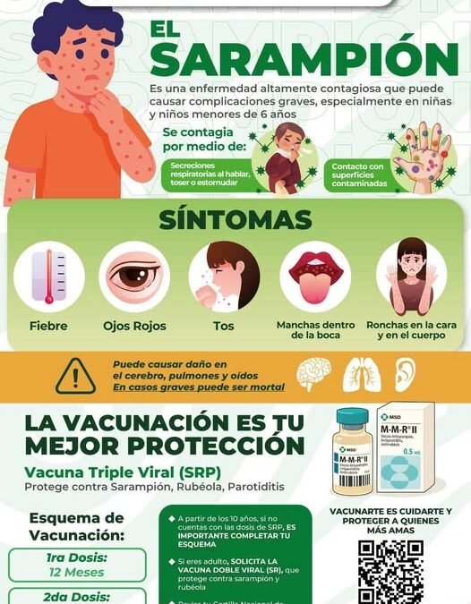La prevención del #sarampión está en tus manos
