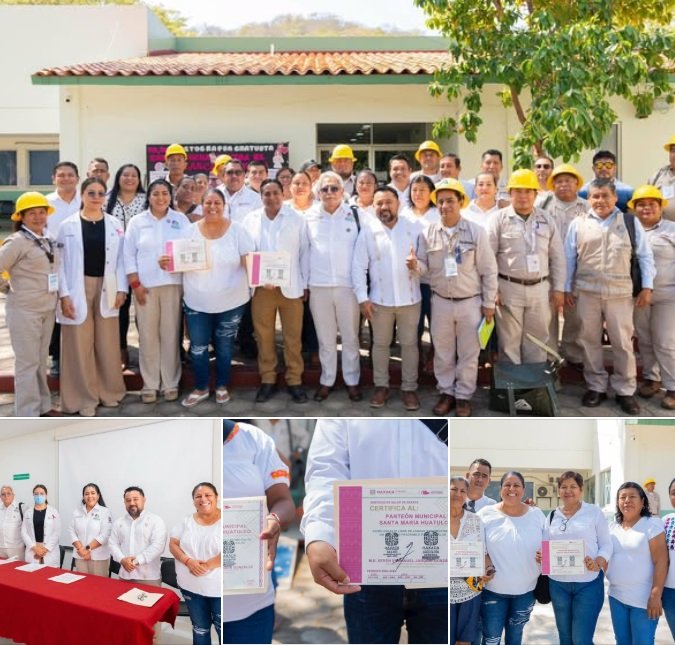Panteones Municipales de Huatulco, espacios certificados libres de larvas