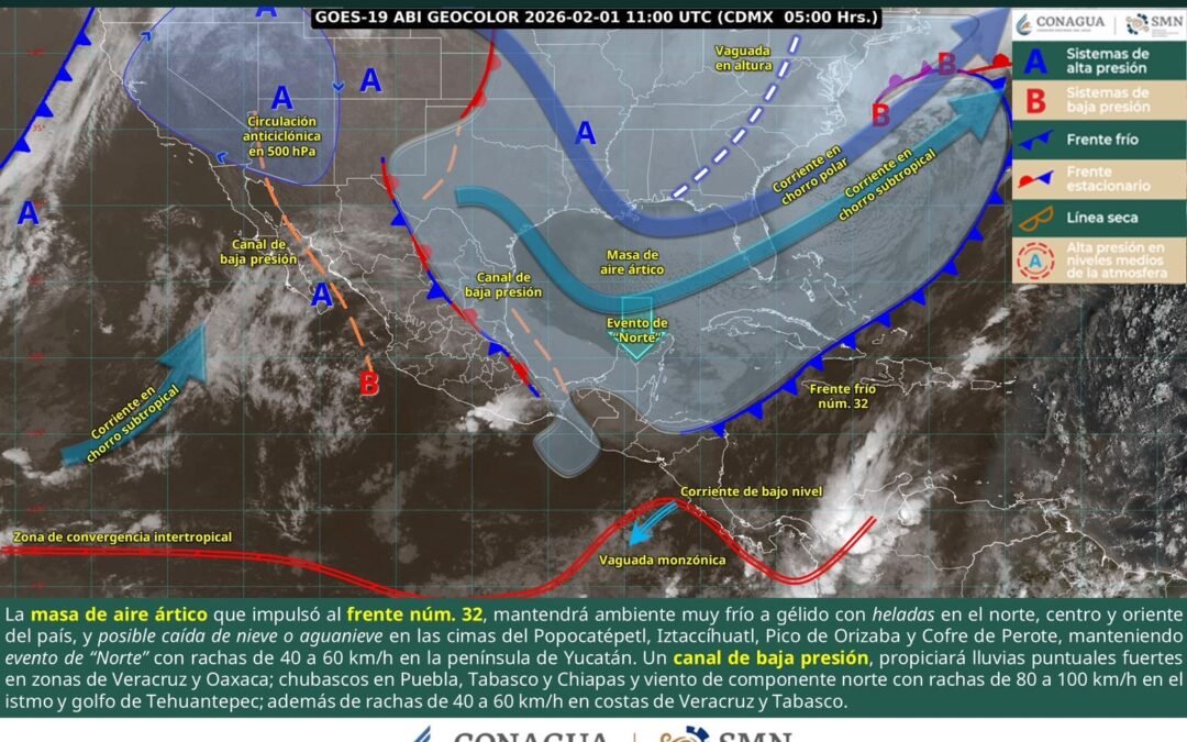 Persistirá ambiente frío en gran parte del territorio oaxaqueño 