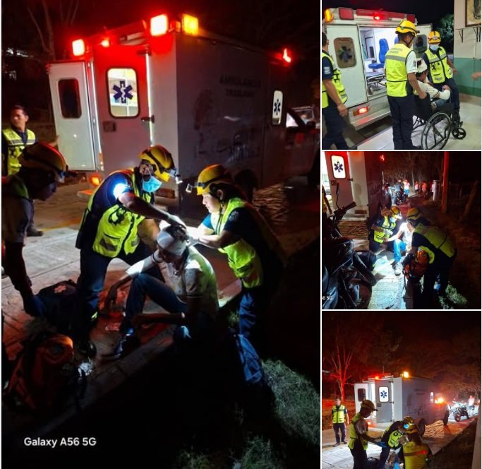 Otro derrapado en Huatulco