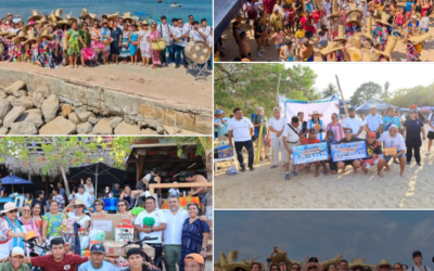 #Huatulco conmemoró el 195.º Aniversario Luctuoso del General Vicente Guerrero en Playa La Entrega