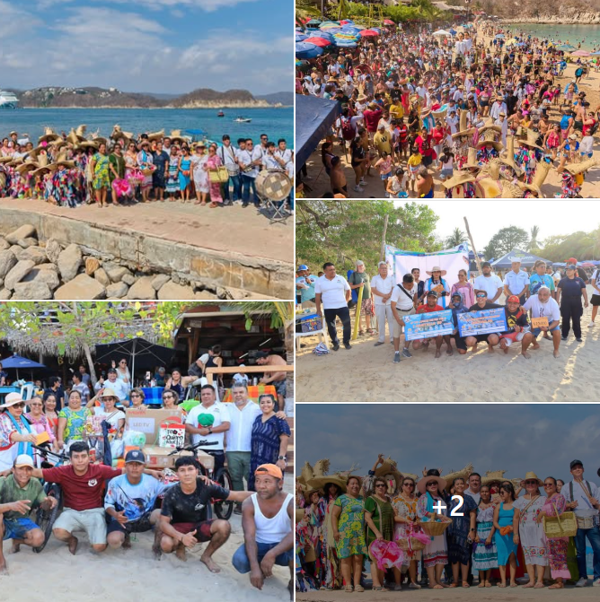 #Huatulco conmemoró el 195.º Aniversario Luctuoso del General Vicente Guerrero en Playa La Entrega