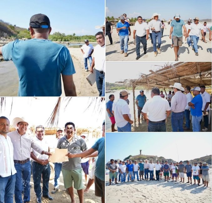Respaldamos al sector pesquero en Playa Boca Vieja, Huatulco
