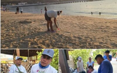 Realizan jornada de limpieza en Playa Santa Cruz Huatulco