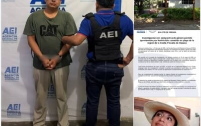 Detiene al responsable del feminicidio de Araceli Pacheco en Tonameca