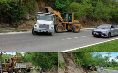 ersonal especializado del CIP Huatulco, con apoyo de maquinaria pesada,
