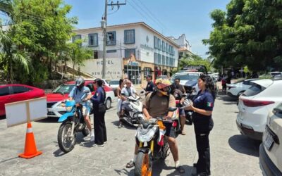 Acciones para prevenir accidentes de motocicleta en Huatulco