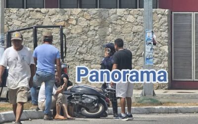 Atropellaron a motociclista en Huatulco