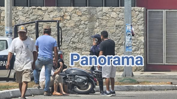 Atropellaron a motociclista en Huatulco
