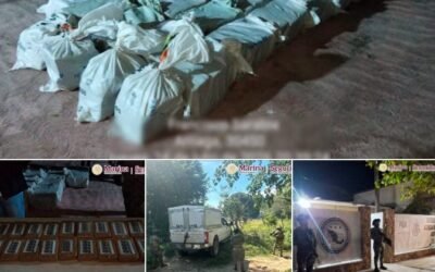 MARINA ASEGURA VEHÍCULO CON MÁS DE 800 KILOS DE COCAÍNA.