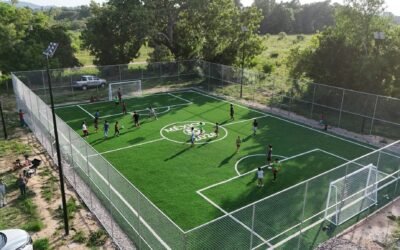Este domingo en Santa Rosa de Lima no solo inauguramos una cancha