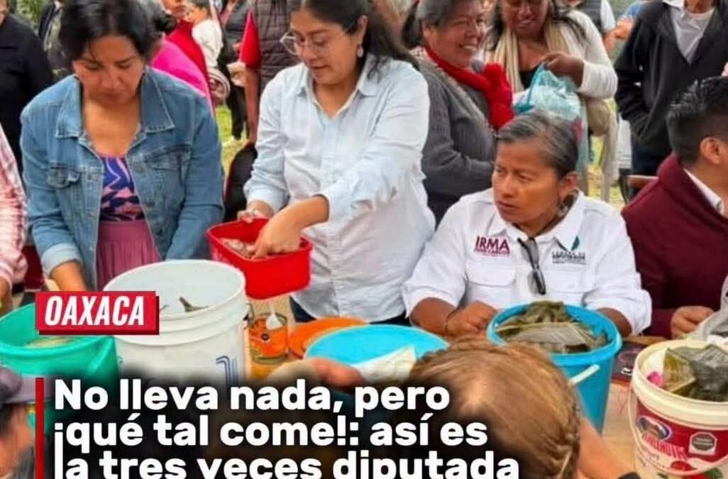 No lleva nada, pero qué tal come! Así cuestionan a la tres veces diputada federal Irma Juan Carlos