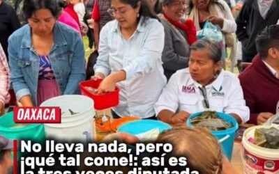 No lleva nada, pero qué tal come! Así cuestionan a la tres veces diputada federal Irma Juan Carlos
