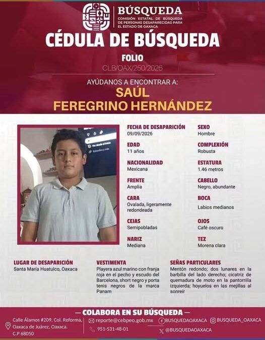 Se busca es de Huatulco
