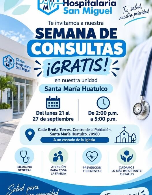 ¡SEMANA DE CONSULTAS GRATIS!